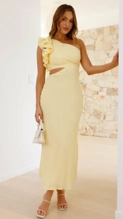 SASHA (BNE) Sale Dresses^Amina Maxi Dress - Yellow