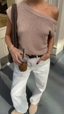 Fashion Allied Knit Tops|Knitwear^Amiri Top - Natural
