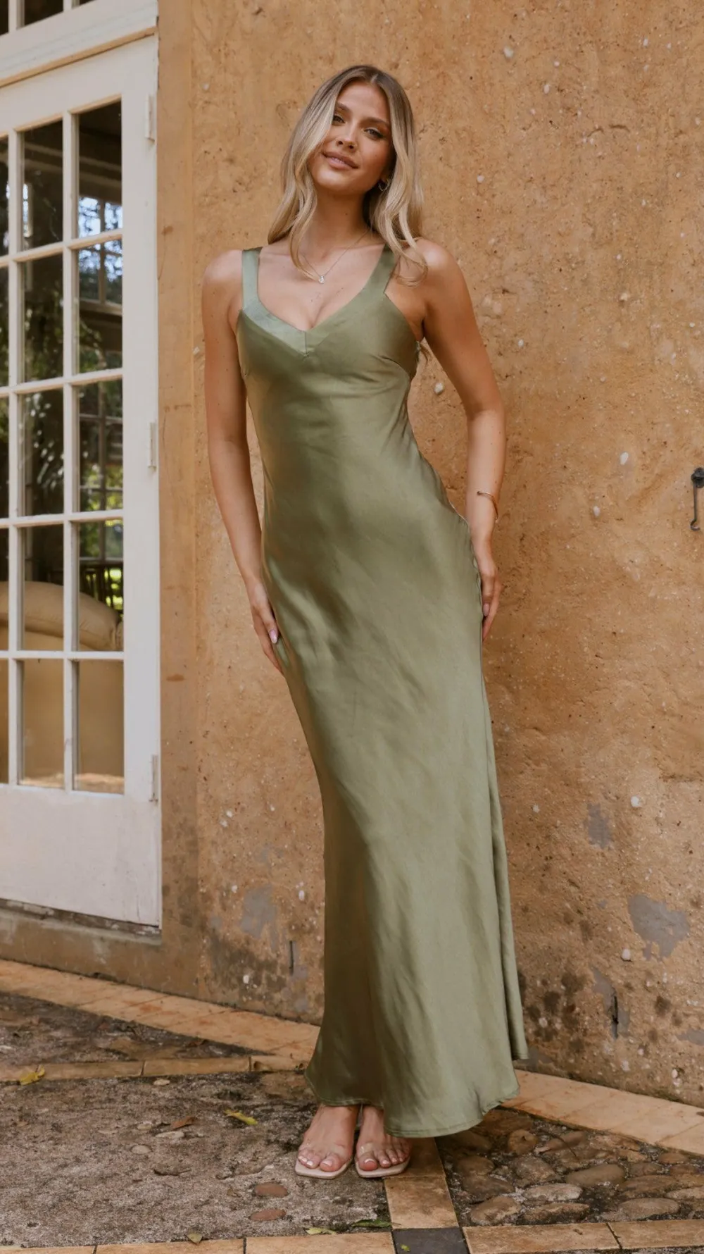 LILYWHYT Mon Cheri|Dresses^Andie Maxi Dress - Olive