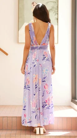 Main St Sale Dresses^Anita Maxi Dress - Lilac Floral