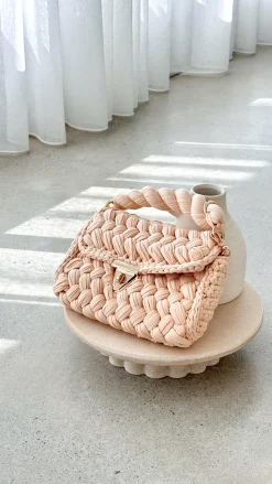 Adorne Bags^Annabel Chunky Plaited Handbag - Cream