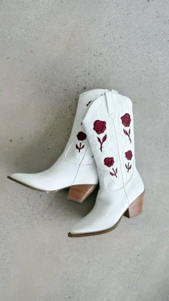 Billini Shoes|Boots^Arden Boots - White-Garnet
