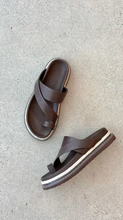 Billini Billini|Sandals & Slides^Armas Slide - Chocolate
