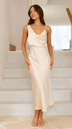 Alive Girl Je T'Aime|Dresses^Audrey Maxi Dress - Champagne
