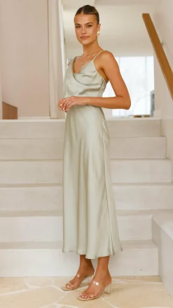 Alive Girl Je T'Aime|Dresses^Audrey Maxi Dress - Olive