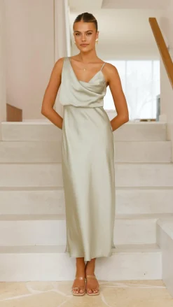 Alive Girl Je T'Aime|Dresses^Audrey Maxi Dress - Olive