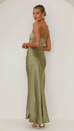 SASHA (BNE) Mon Cheri|Dresses^Ava Maxi Dress - Olive