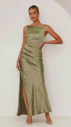 SASHA (BNE) Mon Cheri|Dresses^Ava Maxi Dress - Olive