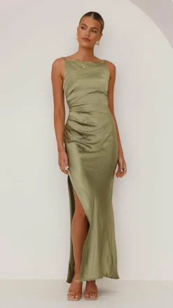 SASHA (BNE) Mon Cheri|Dresses^Ava Maxi Dress - Olive
