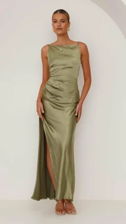 SASHA (BNE) Mon Cheri|Dresses^Ava Maxi Dress - Olive