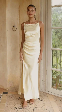 SASHA (BNE) Mon Cheri|Dresses^Ava Maxi Dress - Yellow