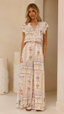 Iris Maxi Sets|Bottoms^Avery Wide Leg Pants - Leah Print