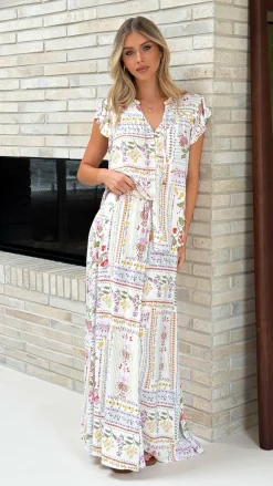 Iris Maxi Sets|Bottoms^Avery Wide Leg Pants - Leah Print