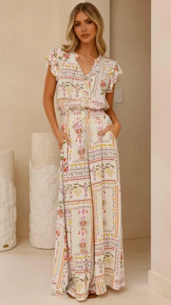 Iris Maxi Sets|Bottoms^Avery Wide Leg Pants - Leah Print