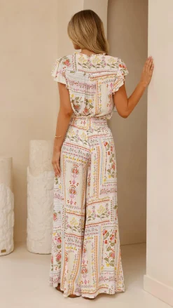 Iris Maxi Sets|Bottoms^Avery Wide Leg Pants - Leah Print