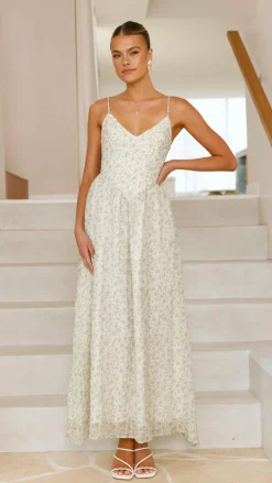 LILYWHYT Sale Dresses^Azura Maxi Dress - Green Floral