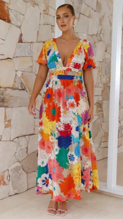 Pink Diamond Dresses|Maxi^Baker Maxi Dress - Multi Floral
