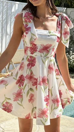 LILYWHYT Sale Dresses^Balta Mini Dress - Pink Floral