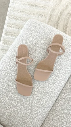 Billini Billini|Heels^Balton Mule Heels - Nude