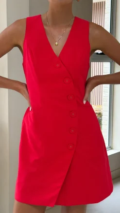 LILYWHYT Sale Dresses^Basia Mini Dress - Red