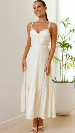 LILYWHYT Sale Dresses^Beatrix Maxi Dress - Butter