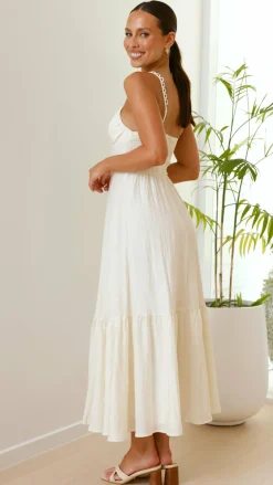 LILYWHYT Sale Dresses^Beatrix Maxi Dress - Butter