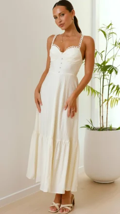 LILYWHYT Sale Dresses^Beatrix Maxi Dress - Butter