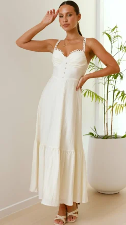 LILYWHYT Sale Dresses^Beatrix Maxi Dress - Butter