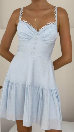 LILYWHYT Sale Dresses^Beatrix Mini Dress - Blue