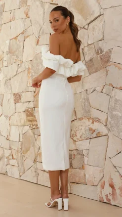 Main St Hen'S Collection|Dresses^Bernadette Midi Dress - White