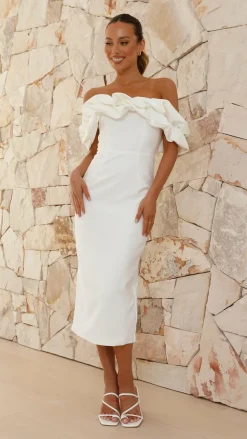 Main St Hen'S Collection|Dresses^Bernadette Midi Dress - White
