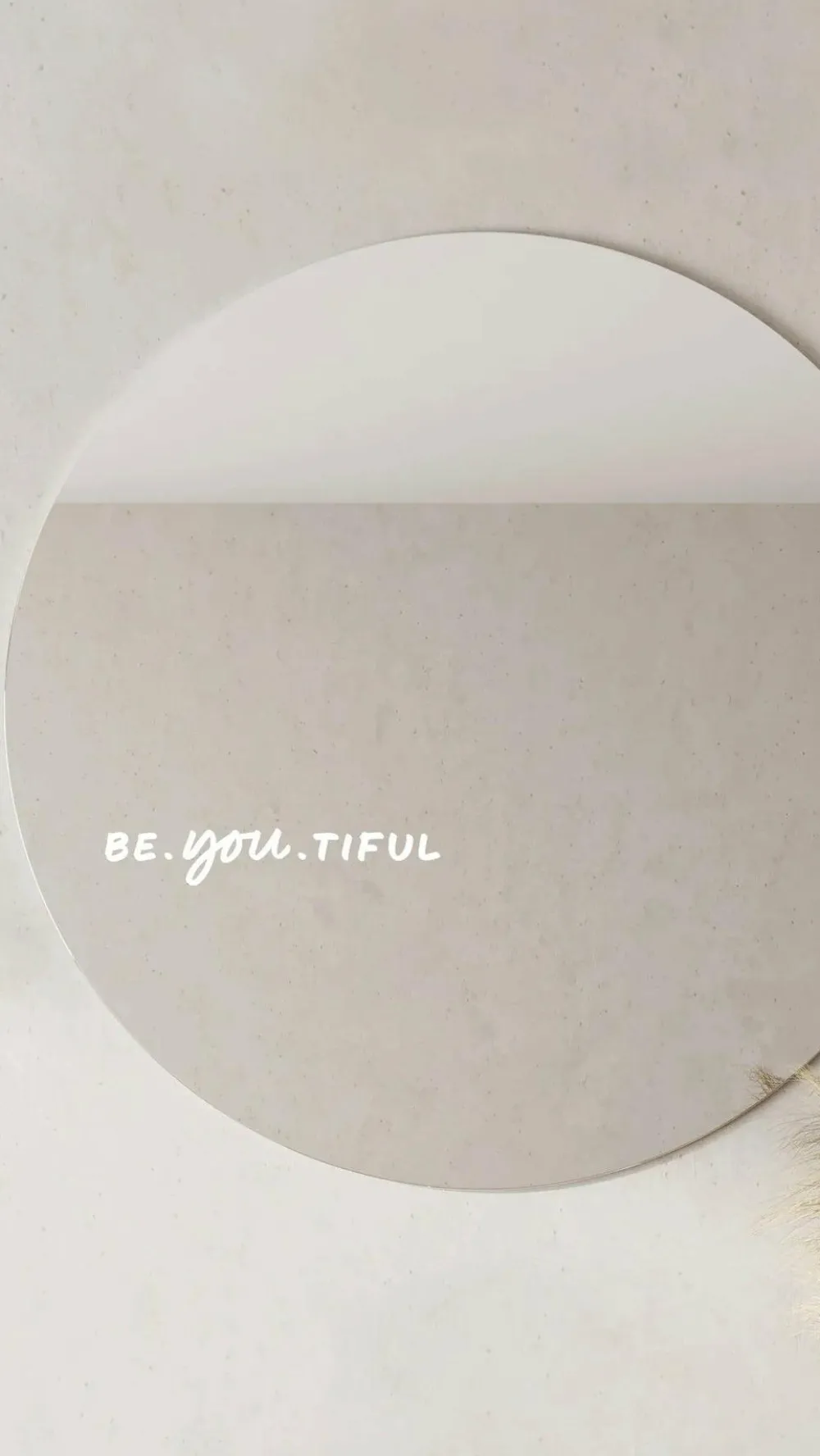 selfawear Beauty|Gift Collection^Be.YOU.tiful- Affirmation Mirror Sticker