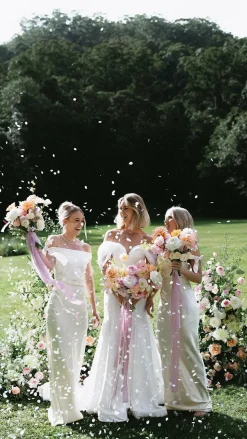 Willow Bud Bridal Accessories|Bridal Accessories^Biodegradable Confetti Cannon – Pink & White Hearts