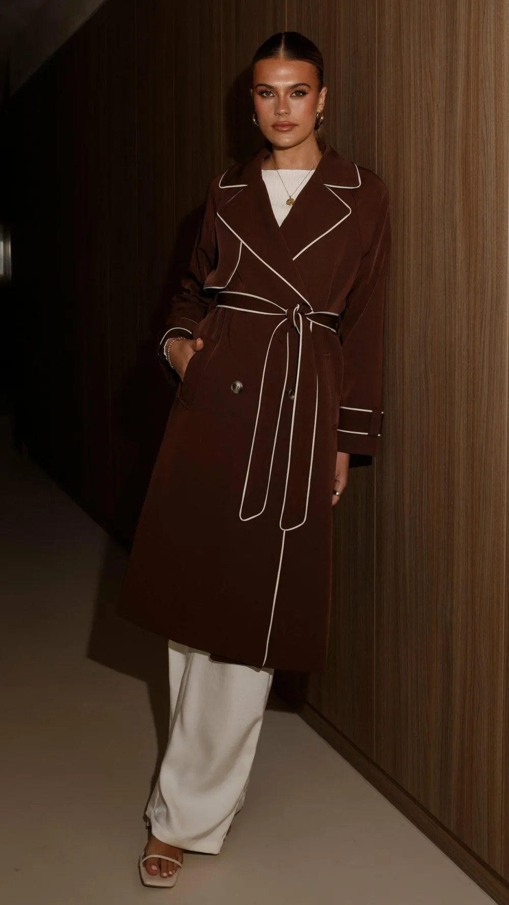 Style State Jackets|Coats^Blanca Trench Coat - Espresso