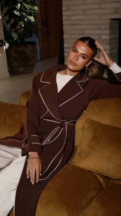 Style State Jackets|Coats^Blanca Trench Coat - Espresso