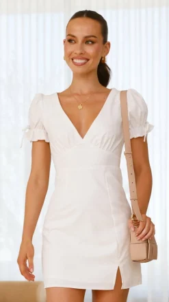 Burans Sale Dresses^Breigh Mini Dress - White