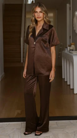 IDS Sets|Bottoms^Bridget Pants - Chocolate