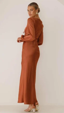 Alive Girl Sale Evening|Sale Dresses^Brigitte Maxi Dress - Copper