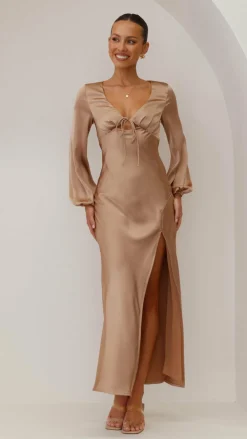 Alive Girl Sale Evening|Sale Dresses^Brigitte Maxi Dress - Latte