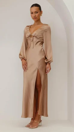 Alive Girl Sale Evening|Sale Dresses^Brigitte Maxi Dress - Latte
