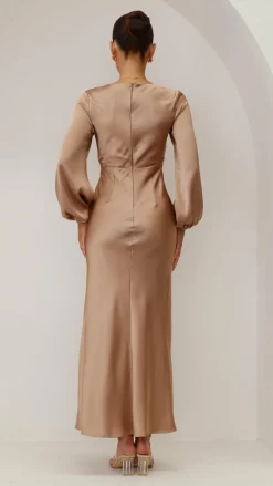 Alive Girl Sale Evening|Sale Dresses^Brigitte Maxi Dress - Latte