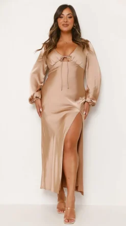 Alive Girl Sale Evening|Sale Dresses^Brigitte Maxi Dress - Latte