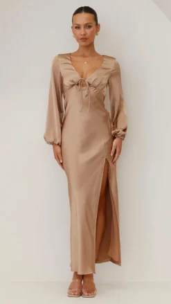 Alive Girl Sale Evening|Sale Dresses^Brigitte Maxi Dress - Latte