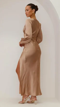 Alive Girl Sale Evening|Sale Dresses^Brigitte Maxi Dress - Latte