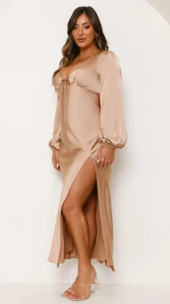Alive Girl Sale Evening|Sale Dresses^Brigitte Maxi Dress - Latte