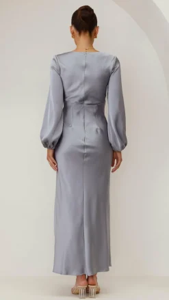Alive Girl Sale Evening|Sale Dresses^Brigitte Maxi Dress - Steel Blue