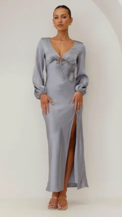 Alive Girl Sale Evening|Sale Dresses^Brigitte Maxi Dress - Steel Blue