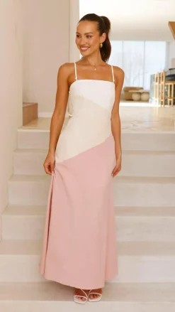 Fashion Allied Sale Dresses^Brionie Maxi Dress - Pink/ White