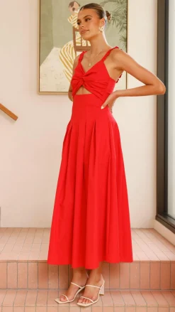 Pink Diamond Dresses|Maxi^Bryce Maxi Dress - Red