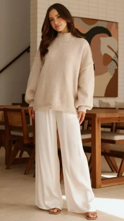Fashion Allied Sets|Bottoms^Brylee Pants - Cream